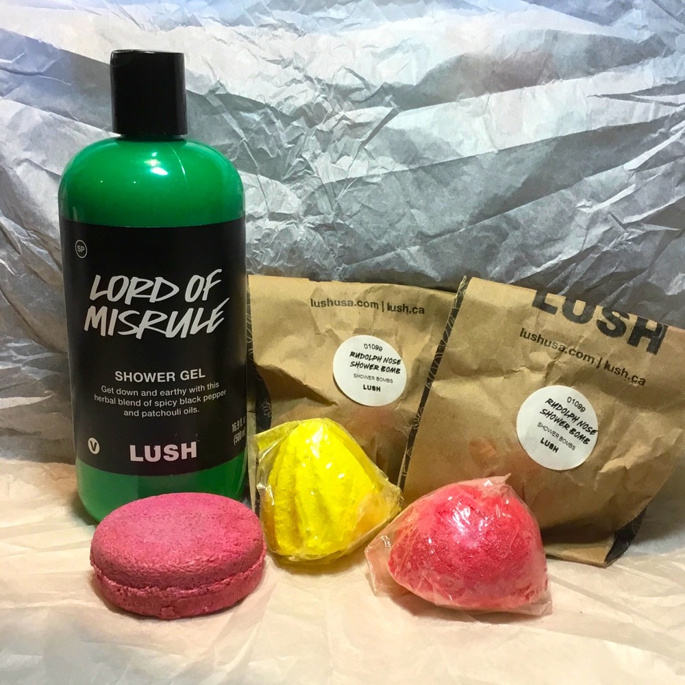 LUSH package of 6 items